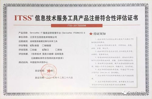 服務熱力榮登2018版中國信息技術服務運維工具產品名錄